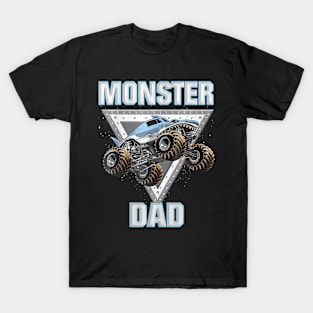 Dad Monster Truck Are My Jam Truck Lovers T-Shirt